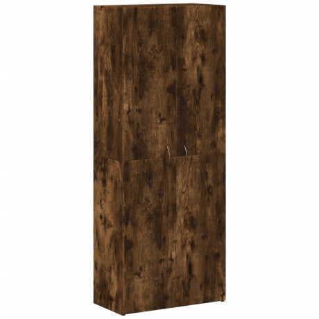 vidaXL Archiefkast 60x32x153 cm bewerkt hout gerookt eikenkleurig afbeelding2 - 1