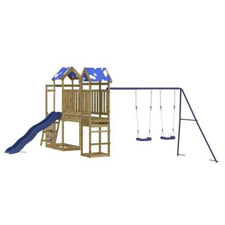 vidaXL Speelhuis geïmpregneerd grenenhout afbeelding2 - 1