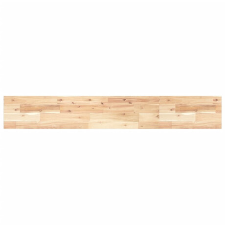 vidaXL Wandschap zwevend 140x20x2 cm onbehandeld massief acaciahout afbeelding2 - 1