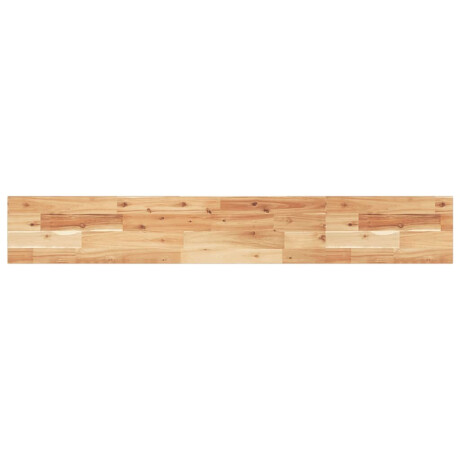 vidaXL Wandschap zwevend olieafwerking 120x20x2 cm massief acaciahout afbeelding2 - 1