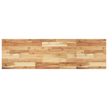 vidaXL Wandschap zwevend olieafwerking 120x40x2 cm massief acaciahout afbeelding2 - 1