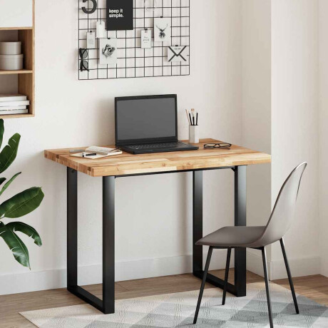 vidaXL Bureaublad met olieafwerking 120x70x4 cm massief acaciahout afbeelding2 - 1