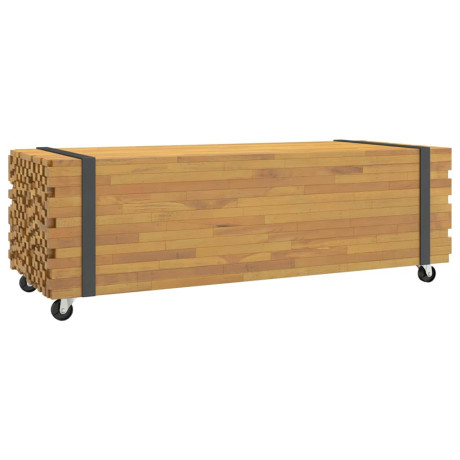 vidaXL Salontafel 110x45x35 cm massief teakhout afbeelding2 - 1