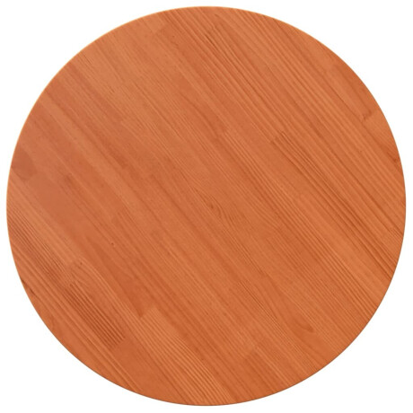 vidaXL Tafelblad rond Ø70x2,5 cm massief grenenhout wasbruin afbeelding2 - 1