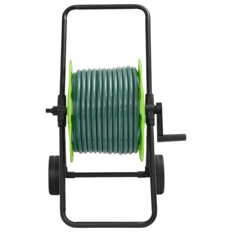 vidaXL Slanghaspelkar en slangkoppelset 0,75" staand 20 m PVC groen afbeelding2 - 1