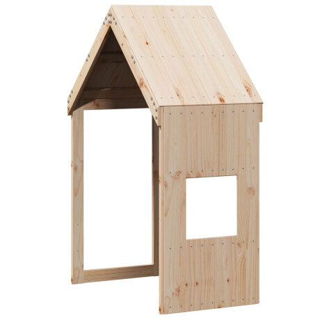 vidaXL Kinderbedhuisje 55x99x139,5 cm massief grenenhout afbeelding2 - 1