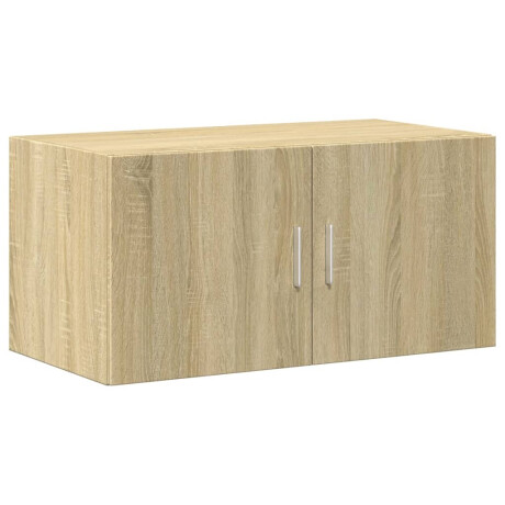 vidaXL Wandkast 80x42,5x40 cm bewerkt hout sonoma eikenkleurig afbeelding2 - 1
