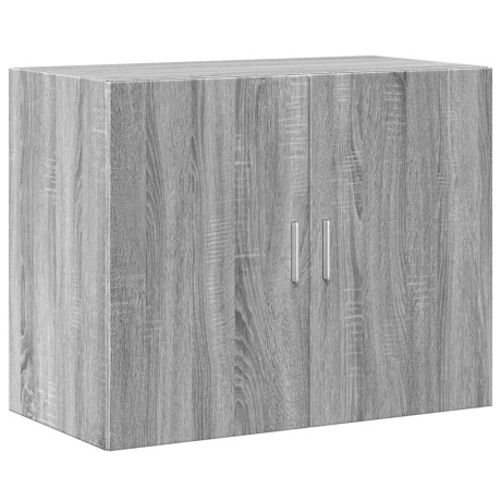 vidaXL Wandkast 80x42,5x64 cm bewerkt hout grijs sonoma eikenkleurig afbeelding2 - 1