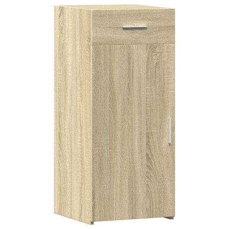 vidaXL Dressoir 40x42,5x93 cm bewerkt hout sonoma eikenkleurig afbeelding2 - 1