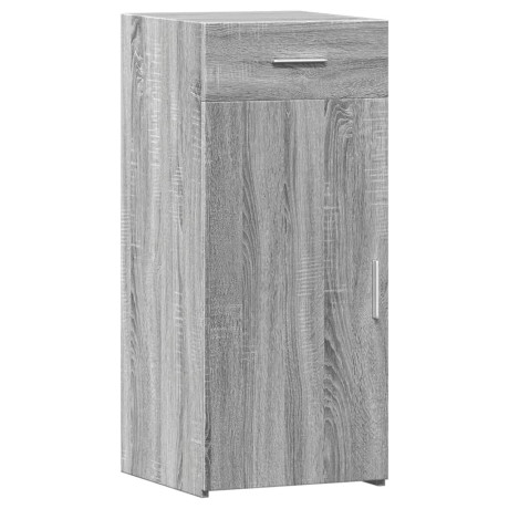 vidaXL Dressoir 40x42,5x93 cm bewerkt hout grijs sonoma eikenkleur afbeelding2 - 1