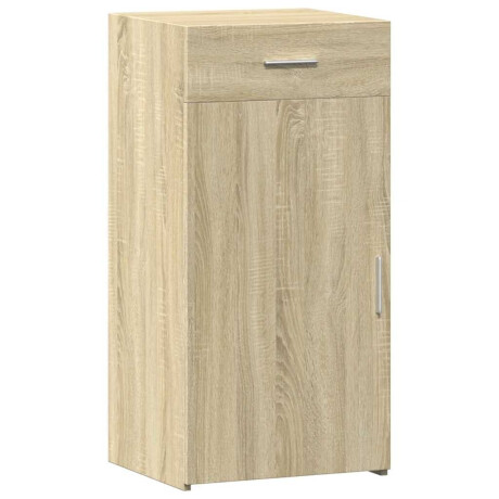 vidaXL Dressoir 45x42,5x93 cm bewerkt hout sonoma eikenkleurig afbeelding2 - 1