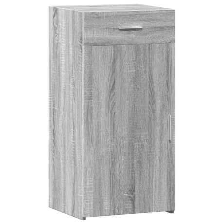 vidaXL Dressoir 45x42,5x93 cm bewerkt hout grijs sonoma eikenkleurig afbeelding2 - 1