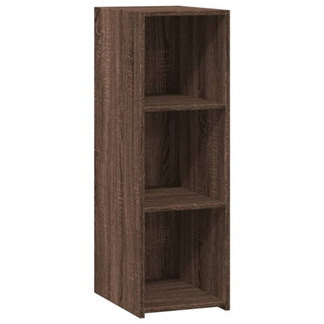 vidaXL Dressoir 30x41x93 cm bewerkt hout bruin eikenkleur afbeelding2 - 1