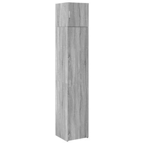vidaXL Opbergkast smal 40x42,5x225 cm bewerkt hout grijs sonoma eiken afbeelding2 - 1