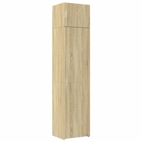 vidaXL Opbergkast smal 50x42,5x225 cm bewerkt hout sonoma eikenkleurig afbeelding2 - 1