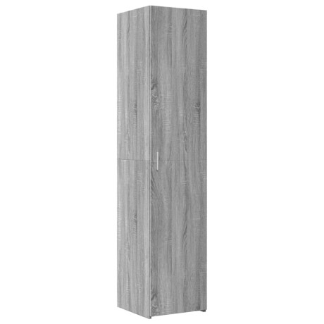 vidaXL Hoge kast 40x42,5x185 cm bewerkt hout grijs sonoma eikenkleur afbeelding2 - 1