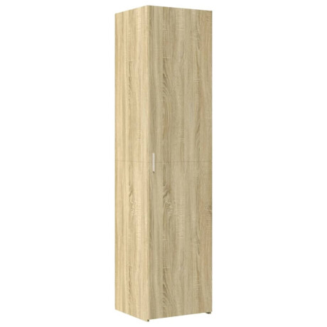 vidaXL Hoge kast 50x42,5x185 cm bewerkt hout sonoma eikenkleurig afbeelding2 - 1