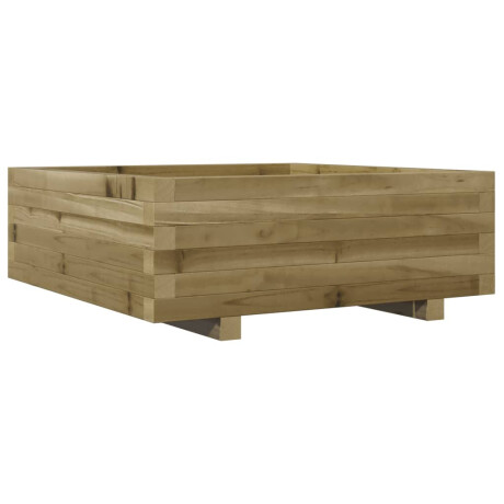 vidaXL Plantenbak 70x70x26,5 cm geïmpregneerd grenenhout afbeelding2 - 1