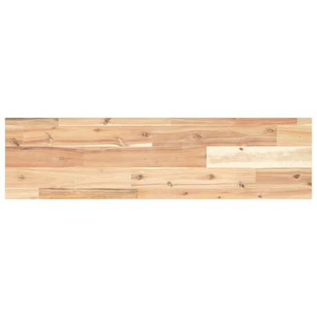 vidaXL Tafelblad rechthoekig 100x20x2 cm massief acaciahout afbeelding2 - 1