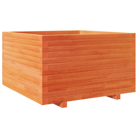 vidaXL Plantenbak 80x80x49,5 cm massief grenenhout wasbruin afbeelding2 - 1