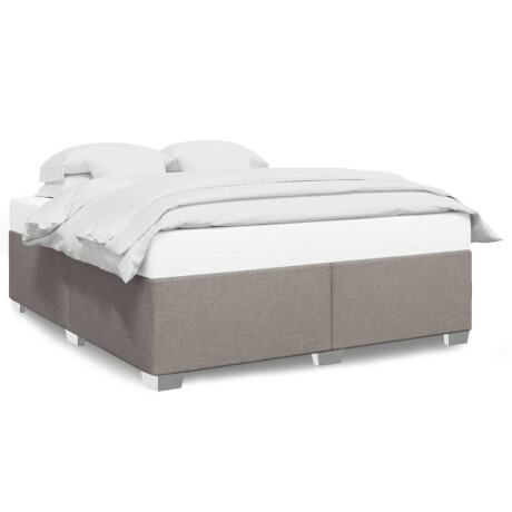 vidaXL Bedframe zonder matras stof taupe 180x200 cm afbeelding2 - 1