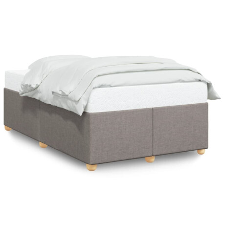 vidaXL Bedframe zonder matras 120x190 cm stof taupe afbeelding2 - 1