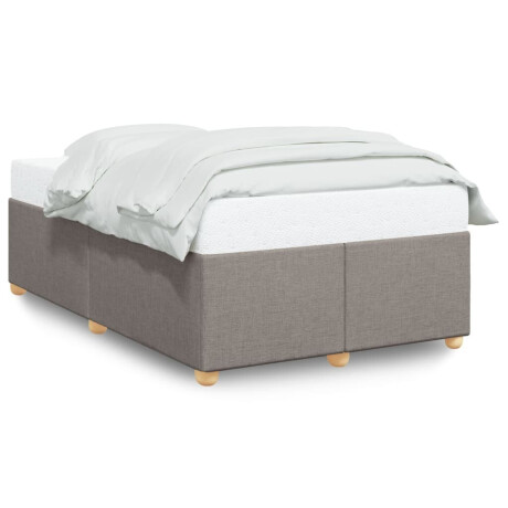 vidaXL Bedframe zonder matras 120x200 cm stof taupe afbeelding2 - 1