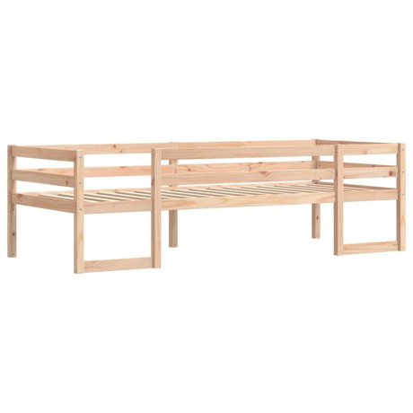 vidaXL Kinderbedframe massief grenenhout 90x200 cm afbeelding2 - 1