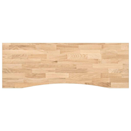 vidaXL Bureaublad rechthoekig 140x50x2,5 cm onbehandeld eikenhout afbeelding2 - 1