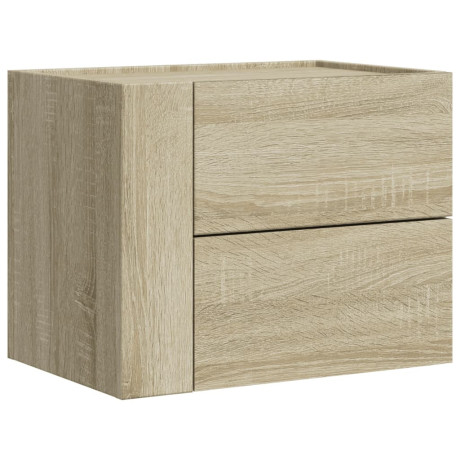 vidaXL Nachtkastje wandgemonteerd 45x30x35 cm sonoma eikenkleurig afbeelding2 - 1