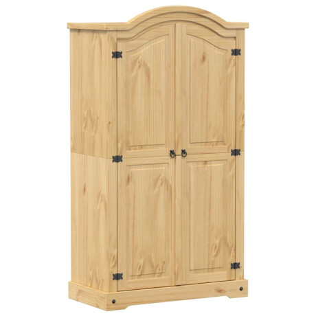 vidaXL Kledingkast Corona 102x52x186 cm massief grenenhout afbeelding2 - 1