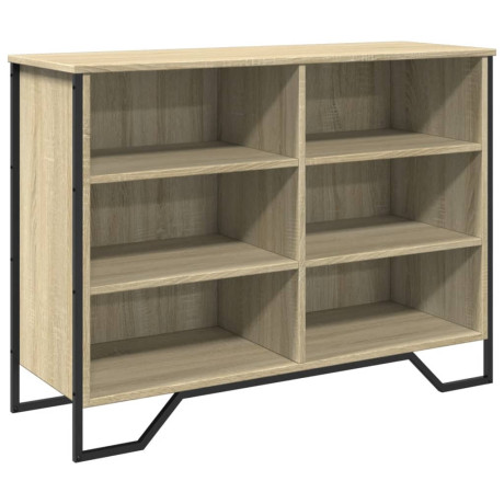 vidaXL Dressoir 101x35,5x74,5 cm bewerkt hout sonoma eikenkleurig afbeelding2 - 1