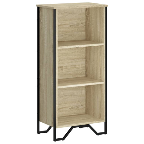 vidaXL Boekenkast 50x31x106 cm bewerkt hout sonoma eikenkleurig afbeelding2 - 1