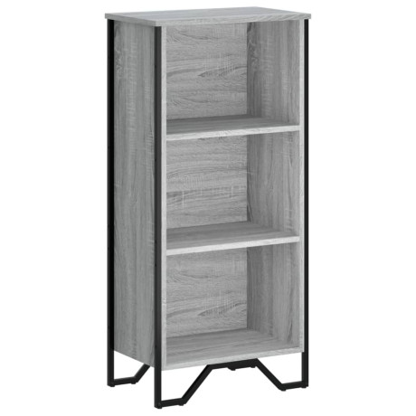 vidaXL Boekenkast 50x31x106 cm bewerkt hout grijs sonoma eikenkleurig afbeelding2 - 1