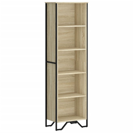 vidaXL Boekenkast 50x31x169 cm bewerkt hout sonoma eikenkleurig afbeelding2 - 1