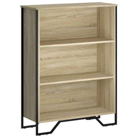 vidaXL Boekenkast 80x31x106 cm bewerkt hout sonoma eikenkleurig afbeelding2 - 1