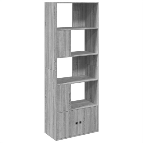 vidaXL Boekenkast 70x36x189 cm bewerkt hout grijs sonoma eikenkleurig afbeelding2 - 1
