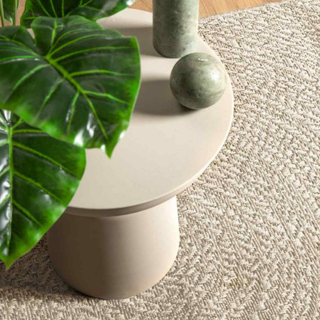 vidaXL Vloerkleed ZIZUR room binnen en buiten 200x200 cm jute look afbeelding2 - 1