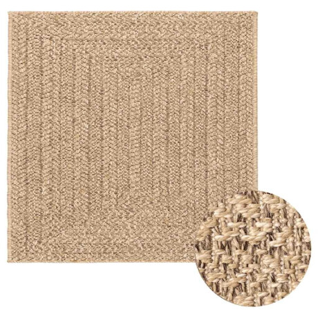 vidaXL Vloerkleed ZIZUR beige binnen en buiten 200x290 cm jute look afbeelding2 - 1