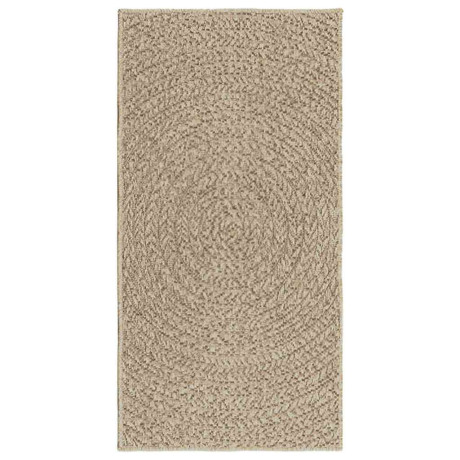 vidaXL Vloerkleed ZIZUR beige binnen en buiten 60x110 cm jute look afbeelding2 - 1