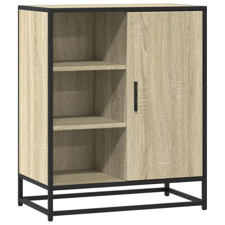 vidaXL Dressoir 62x35x76 cm bewerkt hout sonoma eikenkleurig afbeelding2 - 1
