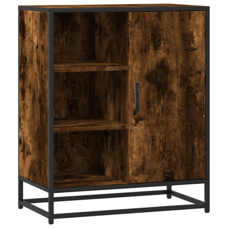 vidaXL Dressoir 62x35x76 cm bewerkt hout gerookt eikenkleurig afbeelding2 - 1