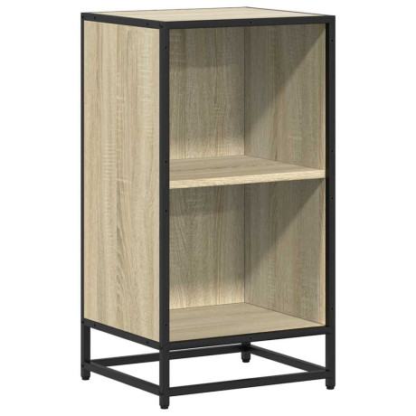 vidaXL Boekenkast 40x35x76 cm bewerkt hout sonoma eikenkleurig afbeelding2 - 1