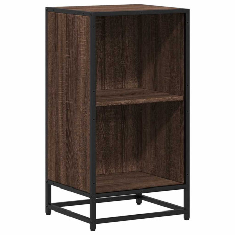 vidaXL Boekenkast 40x35x76 cm bewerkt hout bruin eikenkleur afbeelding2 - 1