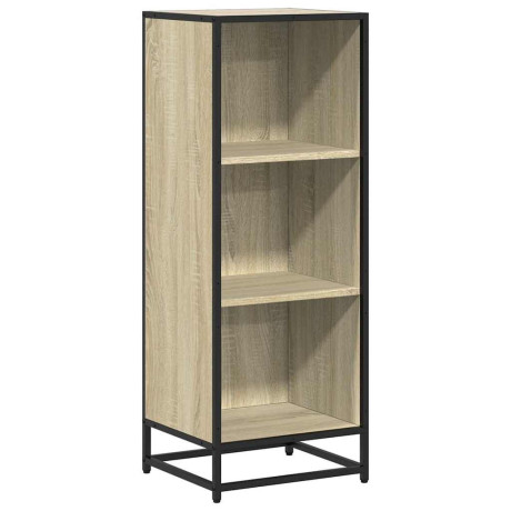 vidaXL Boekenkast 40x35x107,5 cm bewerkt hout sonoma eikenkleurig afbeelding2 - 1
