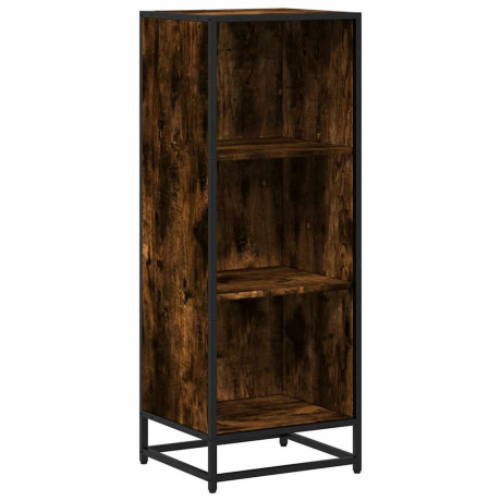vidaXL Boekenkast 40x35x107,5 cm bewerkt hout gerookt eikenkleurig afbeelding2 - 1