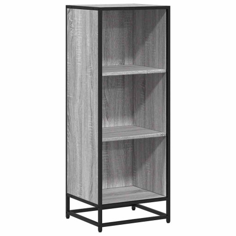 vidaXL Boekenkast 40x35x107,5 cm bewerkt hout grijs sonoma eikenkleur afbeelding2 - 1