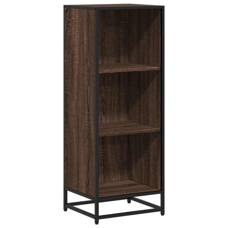 vidaXL Boekenkast 40x35x107,5 cm bewerkt hout bruin eikenkleur afbeelding2 - 1