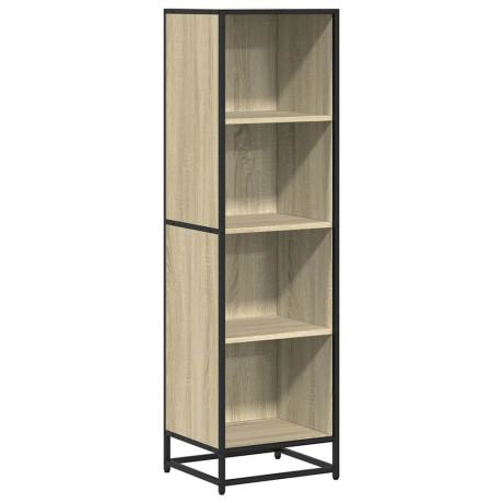 vidaXL Boekenkast 40x35x139 cm bewerkt hout sonoma eikenkleurig afbeelding2 - 1