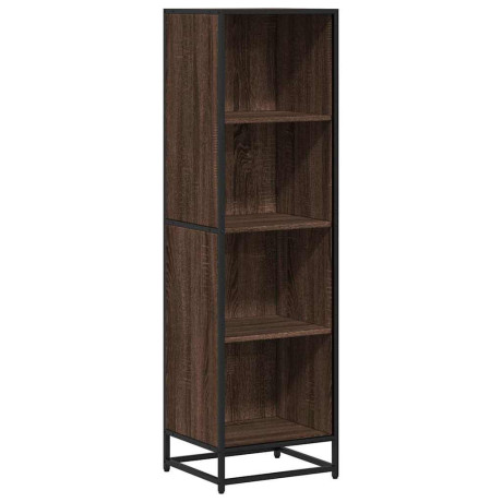 vidaXL Boekenkast 40x35x139 cm bewerkt hout bruin eikenkleur afbeelding2 - 1
